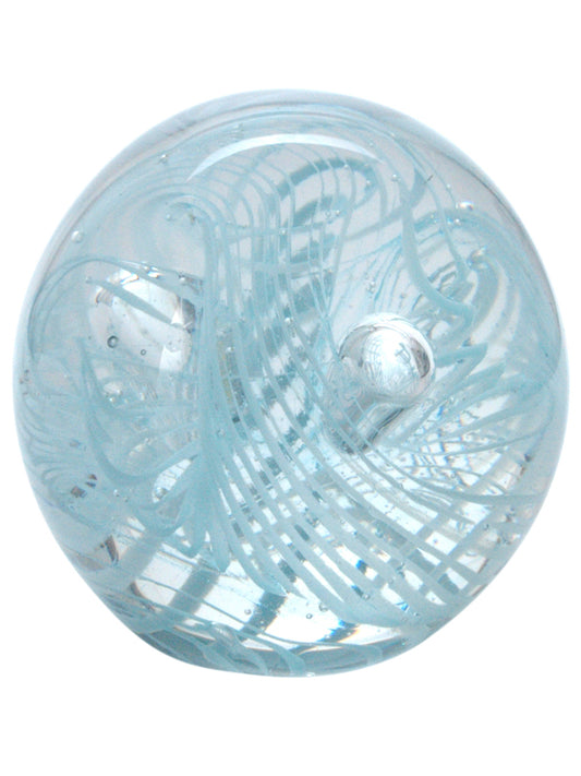 sulfure  transparente et tourbillon bleu (Grande taille)