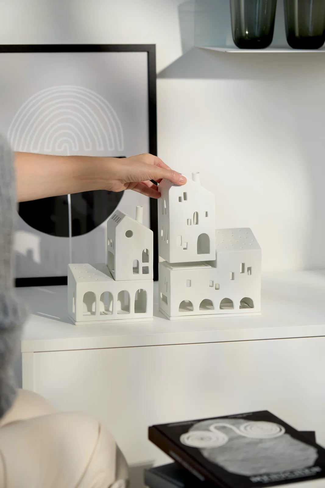 Maison Empilable Des Arches Porcelaine Blanche räder 18323