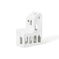 Maison Empilable Des Arches Porcelaine Blanche räder 18323