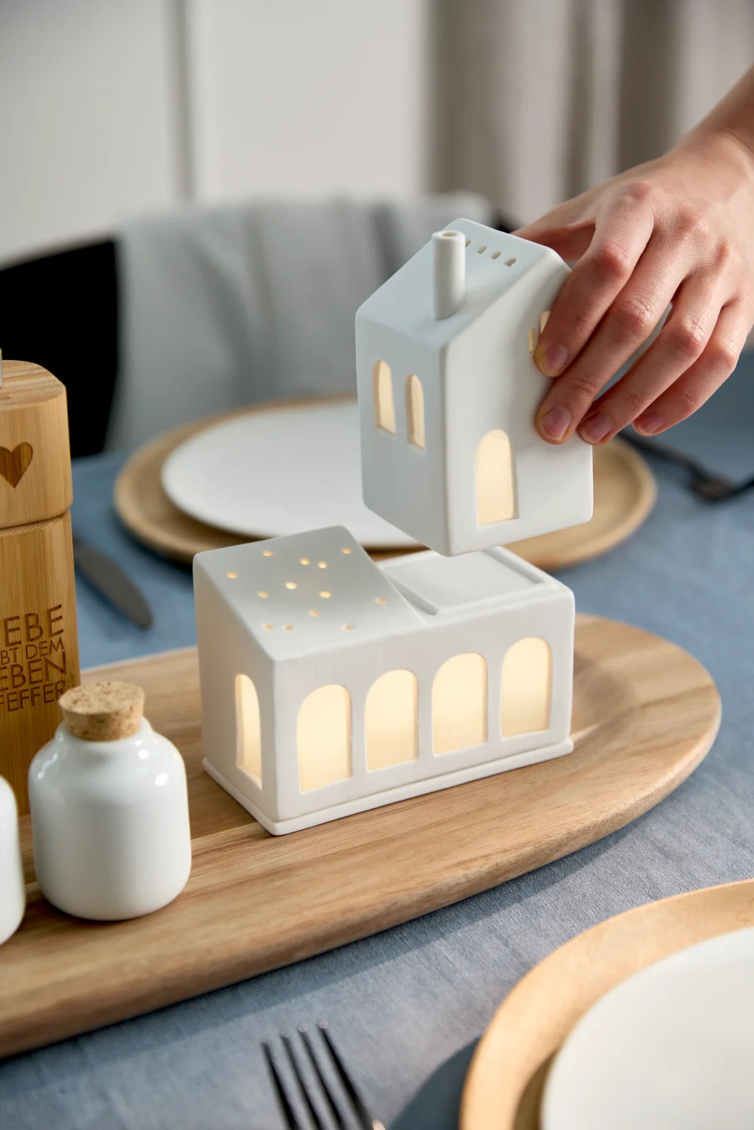 Maison Empilable Des Arches Porcelaine Blanche räder 18323