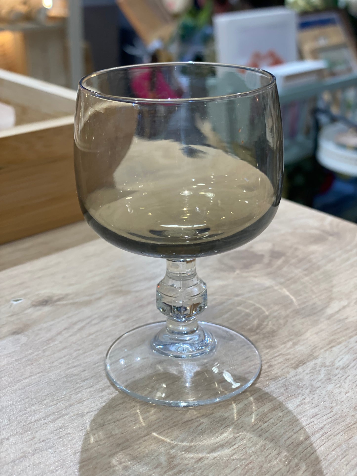 Lot de 8 verres à pied fumés - Luminarc Vintage