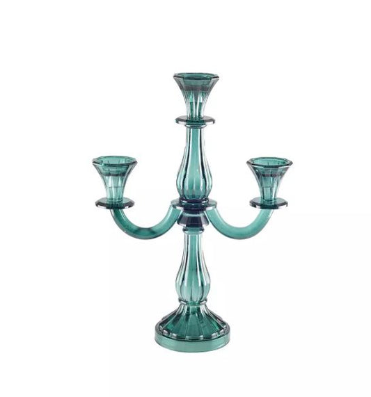 chandelier 3 têtes en verre