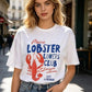 T-shirt imprimé "LOBSTER LOVERS" T.U