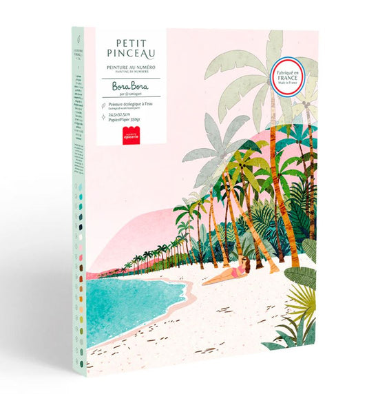 Coffret peinture au numéro - Bora Bora par Tania Garcia