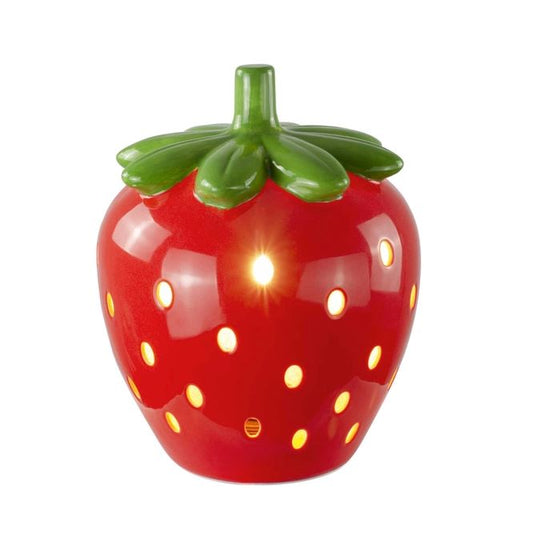 Lampe à poser en céramique "fraise"