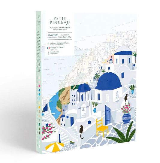 Coffret peinture au numéro - Santorini par Maja Tomljanovic
