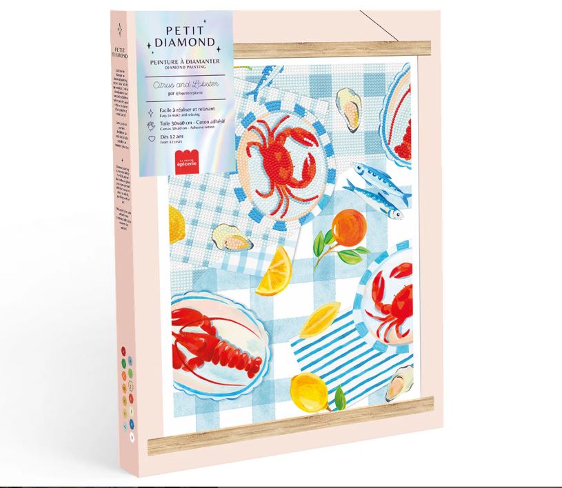 Coffret Petit Diamond - Diamond Painting Citrus and Lobster