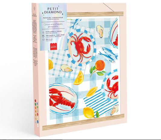 Coffret Petit Diamond - Diamond Painting Citrus and Lobster