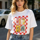 T-shirt imprimé "BOITES DE SARDINES" T.U