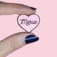 Pin’s Morue” - rose pâle