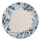 lot de 6 Assiettes plates "Jardin bleu" 27 cm