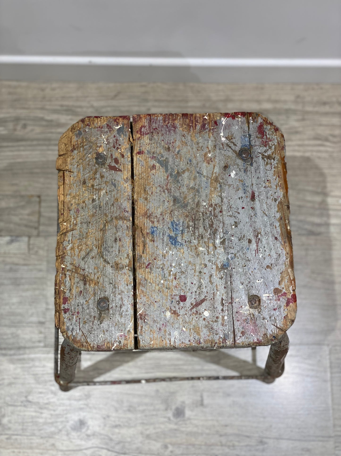 tabouret ancien de peintre