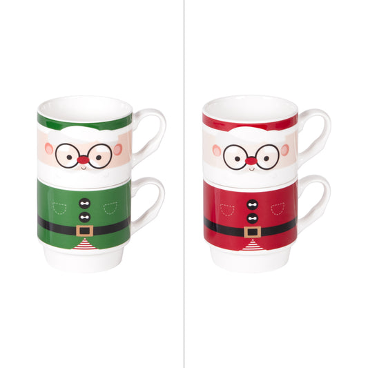 Coffret de 2 mugs "Hohoho"