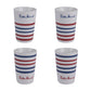 Coffret de 4 gobelets Little Marcel en porcelaine
