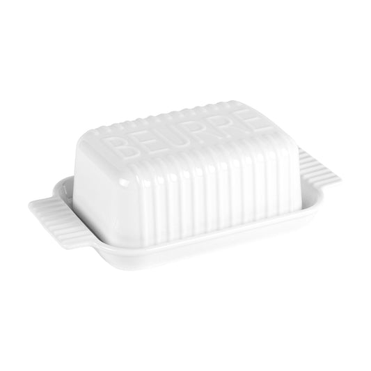 Beurrier en porcelaine
