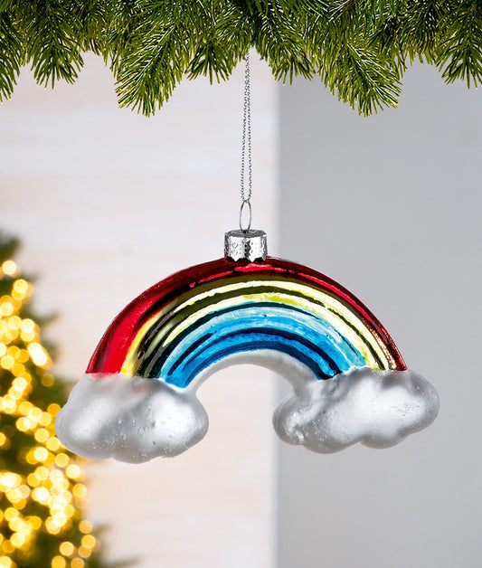 Décoration suspension pour sapin "Arc-en-ciel"