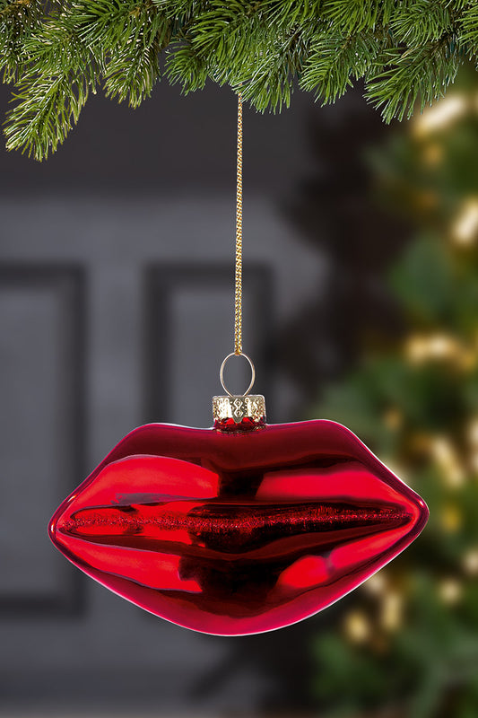 Décoration suspension pour sapin "bouche"