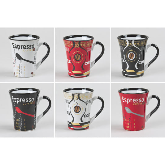 Coffret 6 petites tasses "color"