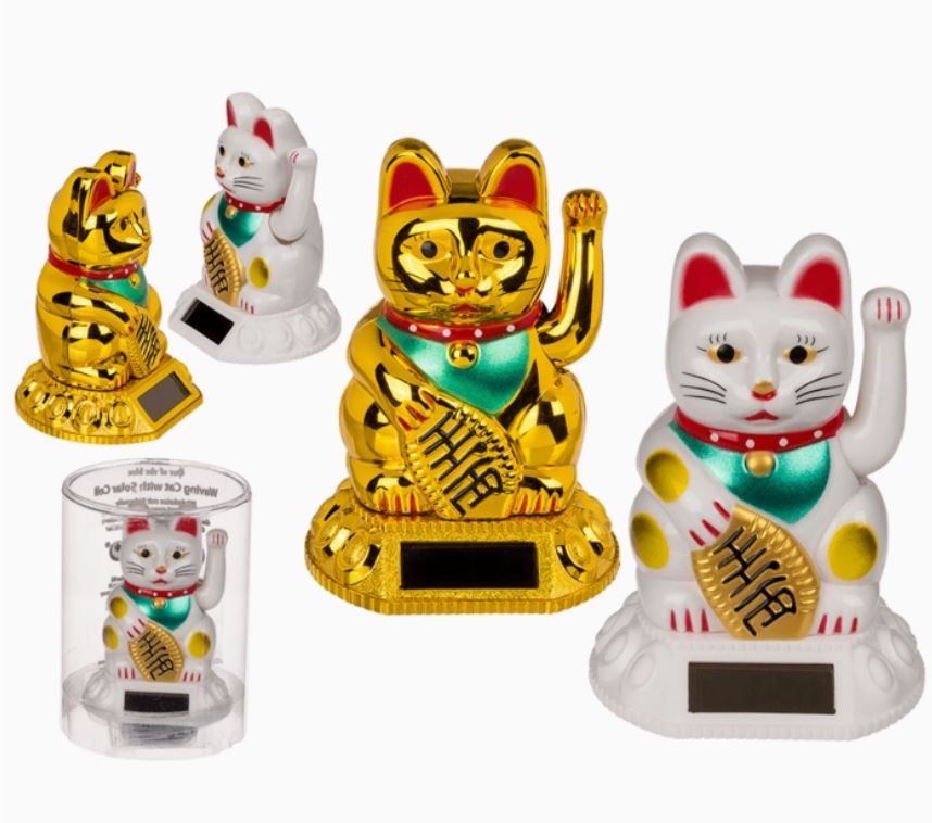 Figurine mobile solaire "CHAT MANEKI NEKO"