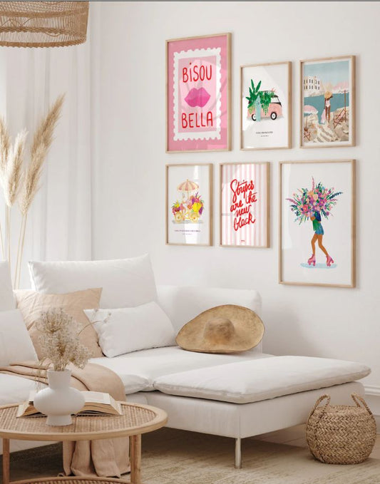 AFFICHE Bisous Bella -  Taille M - ATWS