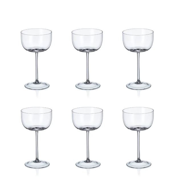 lot de 6 Coupettes à champagne 290ml uni boule