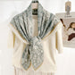 Foulard carré viscose imprimé