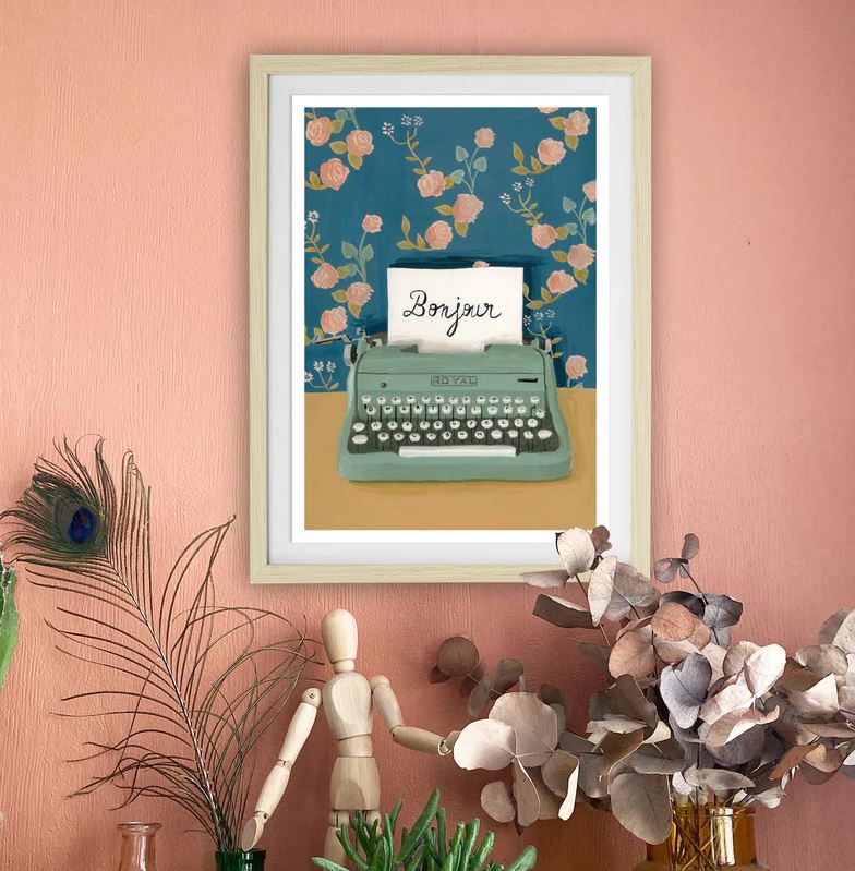 Affiche format A4 "Royal" Mélanie Voiturier