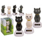 Figurine mobile solaire "CHAT"