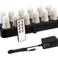 PLATEAU DE 4 BOUGIES RECHARGEABLE PAR INDUCTION + TELECOMMANDE