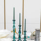 Chandelier turquoise en verre