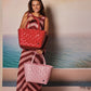 Panier shopper 'PARIS' d'HANDED BY - Coloris lovely pink