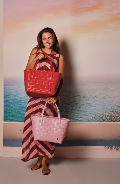 Panier shopper 'PARIS' d'HANDED BY - Coloris lovely pink