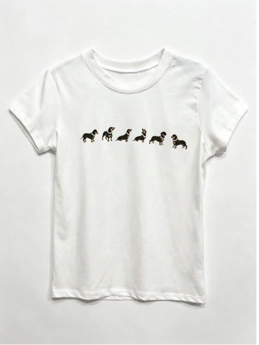 T-shirt imprimé "TECKELS" T.U