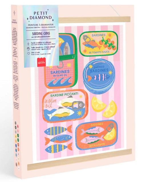 Coffret Petit Diamond - Diamond Painting Sardine Cans