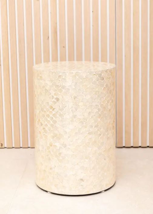 table d'appoint nacrée