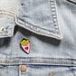 Pin’s “Cornet de frites” - rose
