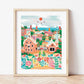 Coffret peinture au numéro - Barcelona par DazlStudio