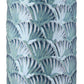 Vase "écailles" en céramique bleu vert