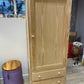 Armoire 1 porte 2 tiroirs bois brut