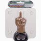 Figurine solaire majeur 'FUCK'
