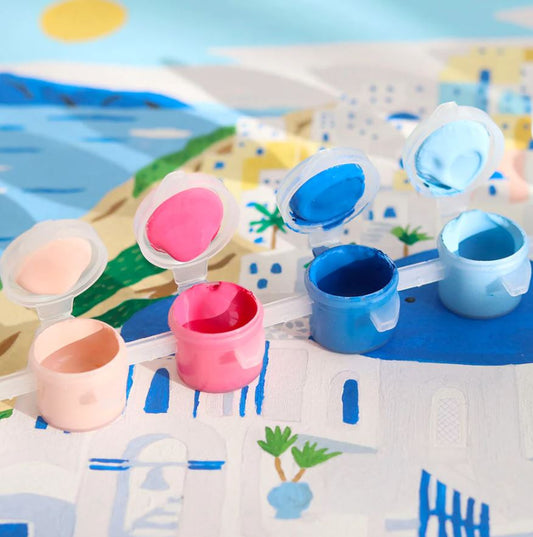 Coffret peinture au numéro - Barcelona par DazlStudio