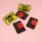 Pin’s "Punk à chat” - jaune