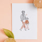 AFFICHE A4 "Pretty Girls - La Douceur du lien" - My Lovely Thing