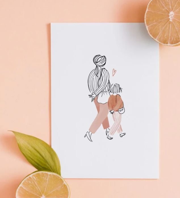 AFFICHE A4 "Pretty Girls - La Douceur du lien" - My Lovely Thing