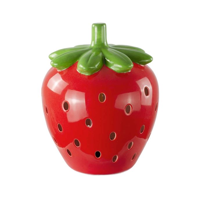 Lampe à poser en céramique "fraise"