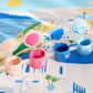 Coffret peinture au numéro - Santorini par Maja Tomljanovic