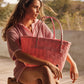 Panier shopper 'PARIS' d'HANDED BY - Coloris lovely pink