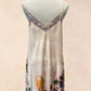 Robe longue bohème Imprimé paysage Méditerranéen NUDE