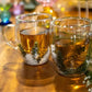 LOT DE 2 Tasses à thé double paroi Branches sapin 350ml