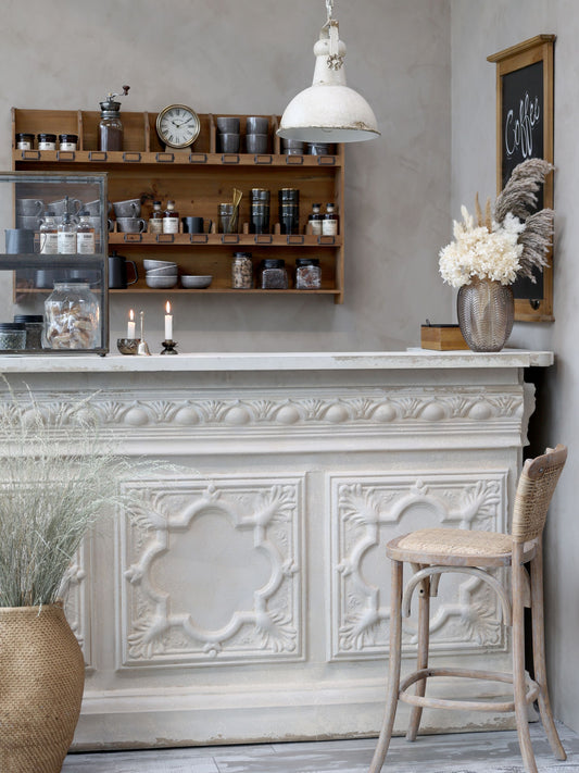 Comptoir vintage pour magasin 1 étagère